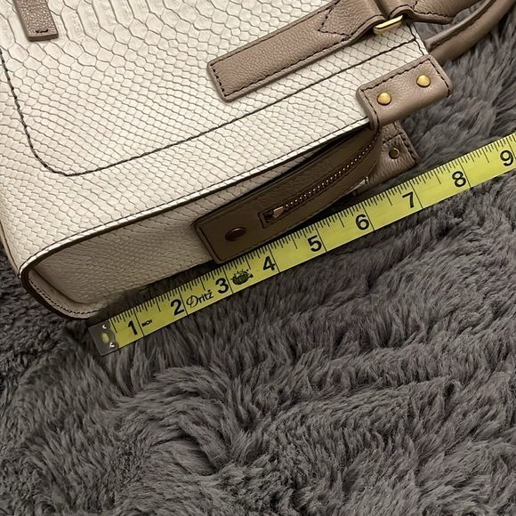 Fossil Claire Mini Satchel in Snakeskin Texture - Picture 10 of 15